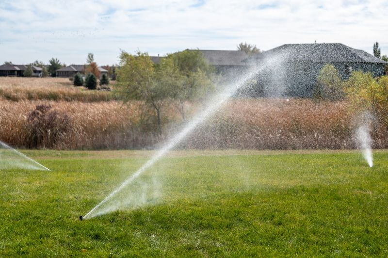 Blowing out sprinkler system